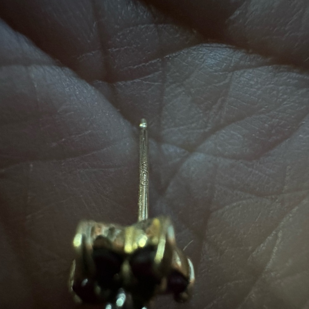 10k Ruby Earrings - image 6
